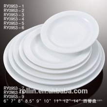 Porcelain Ceramic Type and Dishes & Plates Dinnerware Type porcelain plate